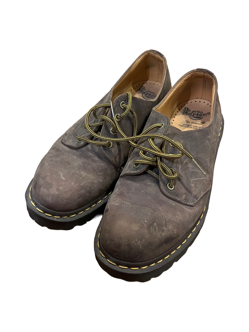 Dr Martens 1561 Mens US 10 UK 9 Brown Crazy Horse Leather Oxford England VTG Y2K